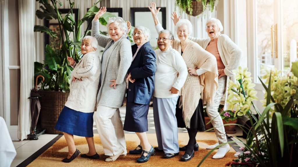 Dancing Senior Women